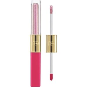 Dolce&Gabbana Make It Double! Lip Tint & Gloss Duo hosszan tartó rúzs és ajakfény 2 az 1-ben árnyalat 02 Strawberry Slushie - Pink & Pink Shimmer 2x2 kép
