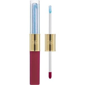 Dolce&Gabbana Make It Double! Lip Tint & Gloss Duo hosszan tartó rúzs és ajakfény 2 az 1-ben árnyalat 03 Sour Swirl - Mauve & Blue Shimmer 2x2 ml kép
