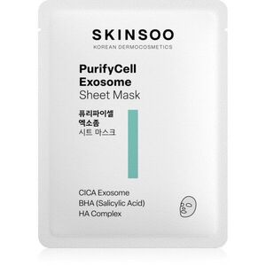 SKINSOO PurifyCell Exosome Sheet Mask nyugtató hatású gézmaszk 22 g kép