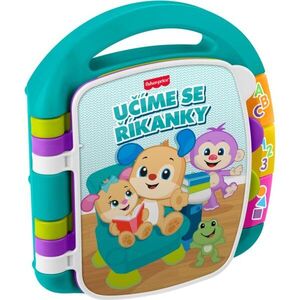 Fisher-Price Musical Book Czech Version kontrasztos fejlesztő könyv 1 db kép