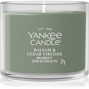 Yankee Candle Balsam & Cedar Fireside viaszos gyertya 37 g kép