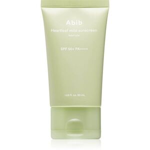 Abib Heartleaf Mild Sunscreen Relief Tube napozókrém arcra nyugtató hatással SPF 50+ 50 ml kép