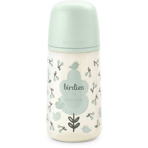 Suavinex Birdies Anticolic Baby Bottle cumisüveg Green 270 ml kép