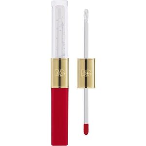 Dolce&Gabbana Make It Double! Lip Tint & Gloss Duo hosszan tartó rúzs és ajakfény 2 az 1-ben árnyalat 05 Cherry Jelly - Red & Clear Gloss 2x2 ml kép