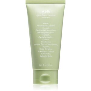 Abib Heartleaf Mild Foam Cleanser nyugtató tisztító hab problémás és pattanásos bőrre 150 ml kép