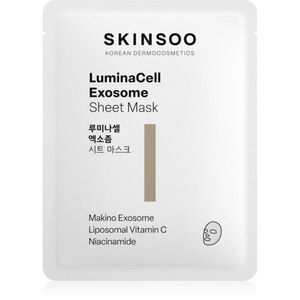 SKINSOO LuminaCell Exosome Sheet Mask fehérítő gézmaszk 22 g kép