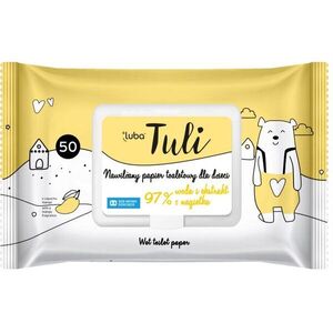 Luba Tuli Wet Toilet Paper for Kids nedves WC papír gyermekeknek Mango 50 db kép