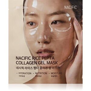 Nacific Rice + Pepta Collagen Gel Mask hidratáló gézmaszk az élénk és kisimított arcbőrért 1 db kép