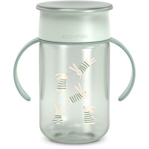 Suavinex Wonderland 360° Trainer Cup gyakorlóbögre fogantyúval 12 m+ Green 340 ml kép