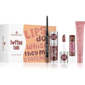 essence toffee talk brown lip set ajándékszett az ajkakra 01 Pout Au Chocolat kép