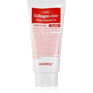 MEDIPEEL+ Red Lacto Collagen Clear Foam Cleanser 2.0 mélyisztító hab a bőr feszességének megújítására 300 ml kép