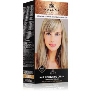 Kallos Glow Lasting Cream Colour tartós hajfesték árnyalat Beige Blond 60 ml kép