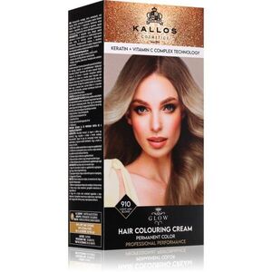Kallos Glow Lasting Cream Colour tartós hajfesték árnyalat Light Ash Blond 60 ml kép