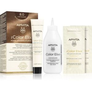 Apivita My Color Elixir hajfesték ammónia nélkül árnyalat 8.0 Light Blonde 1 db kép