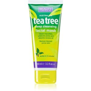 Beauty Formulas Tea Tree mélyen tisztító maszk 100 ml kép