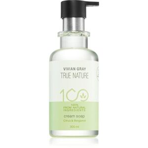 Vivian Gray True Nature Citrus & Bergamot krémes szappan frissítő hatással 300 ml kép