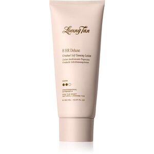 Loving Tan Deluxe Gradual Tan tápláló testápoló krém a napbarnított bőr kiemelésére árnyalat Dark 150 ml kép