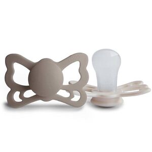 FRIGG Butterfly Size 2: 6-18 months cumi Portobello/Cream 2 db kép