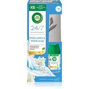 Air Wick Freshmatic Cool Linen & White Lilac automata légfrissítő utántöltővel 250 ml kép