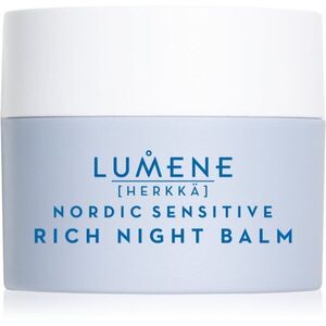 Lumene Nordic Sensitive [HERKKÄ] Rich Night Balm nyugtató éjszakai balzsam az érzékeny arcbőrre 50 ml kép