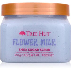 Tree Hut Shea Sugar Scrub Flower Milk cukros test peeling 510 g kép