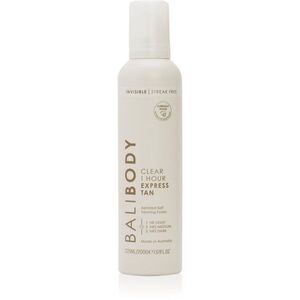 Bali Body Clear Express Tan átlátszó önbarnítóhab 225 ml kép