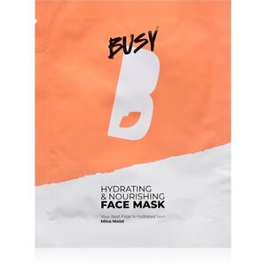 BusyB Hydrating & Nourishing Face Mask hidratáló és tápláló maszk az arcra 1 db kép