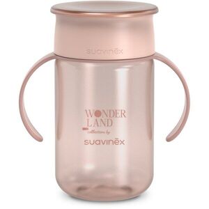 Suavinex Wonderland 360° Trainer Cup gyakorlóbögre fogantyúval Pink 12m+ 340 ml kép
