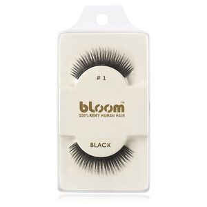Bloom Natural ragasztható műszempilla természetes hajból No. 1 (Black) 1 cm kép