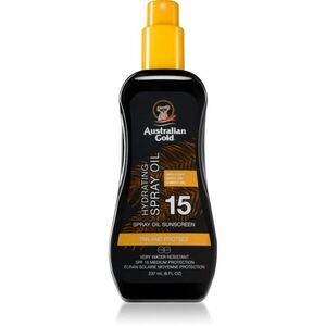 Australian Gold Spray Oil Sunscreen test olaj sprej SPF 15 237 ml kép