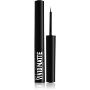 NYX Professional Makeup Vivid Matte szemhéjtus matt hatással árnyalat Black 2 ml kép