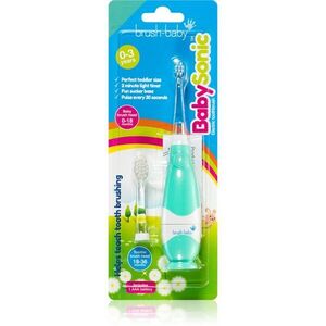 Brush Baby BabySonic elektromos fogkefe gyermekeknek 0 – 36 hónapos Teal 1 db kép