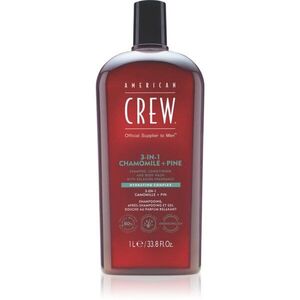American Crew 3 in 1 Chamimile + Pine 3 az 1 sampon, kondicionáló és tusfürdő uraknak 1000 ml kép