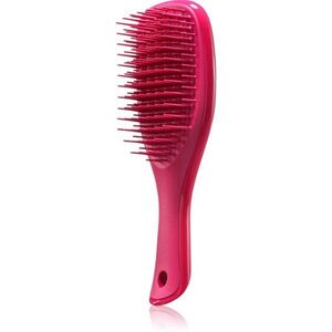 Tangle Teezer The Ultimate Detangler Mini lapos kefe egyenes és göndör hajra Electric Raspberry 1 db kép