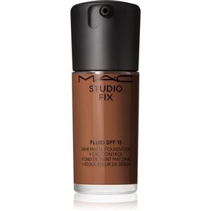 MAC Cosmetics Studio Fix Fluid SPF 15 24HR Matte Foundation + Oil Control mattító alapozó SPF 15 árnyalat NW53 30 ml kép