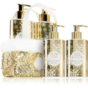 Vivian Gray Golden Glitters Vanilla & Patchouli ajándékszett kézre kép