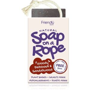 Friendly Soap Soap on a Rope Patchouli & Sandalwood természetes szappan zsinóron 95 g kép