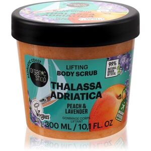 Organic Shop Body Scrub Thalassa Adriatica testpeeling lifting hatással illatok Peach & Lavender 300 ml kép