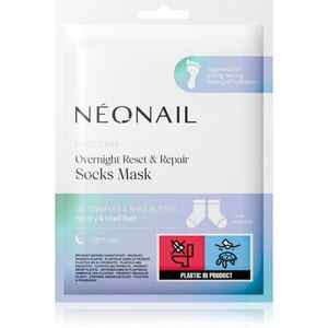 NEONAIL Foot Care Overnight Reset & Repair Socks Mask regeneráló lábmaszk zokniban éjszakára 1 pár kép