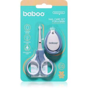 Baboo Nail Care Set manikűröző szett gyermekeknek születéstől kezdődően Blue Haze 0m+ 2 db kép
