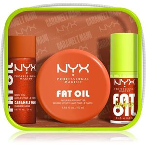 NYX Professional Makeup Fat Oil Body szett testre illattal Caramelt Mami 3 db kép