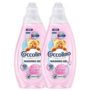 Coccolino Wonder Wash Sensitive Mosószer gyors mosáshoz 74 mosás 2x1.48L kép