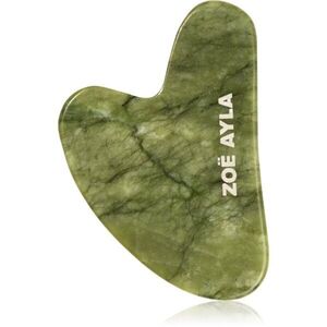 Zoë Ayla Luxurious Jade Gua Sha Therapy Tool masszázs szegédeszköz 1 db kép