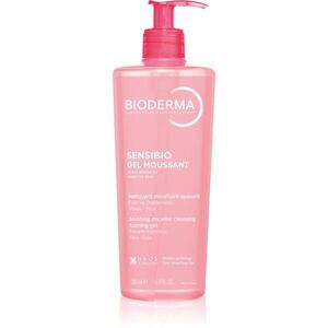 Bioderma Sensibio Gel Moussant gyengéd nyugtató tisztító és arclemosó gél 500 ml kép