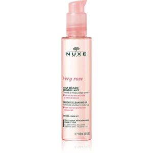Nuxe Very Rose Delicate Cleansing Oil gyengéden tisztító olaj az arcra és a szemekre 150 ml kép