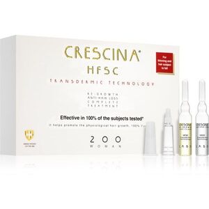 Crescina Transdermic 200 Re-Growth and Anti-Hair Loss hajnövekedés és hajhullás elleni ápolás hölgyeknek 20x3, 5 ml kép