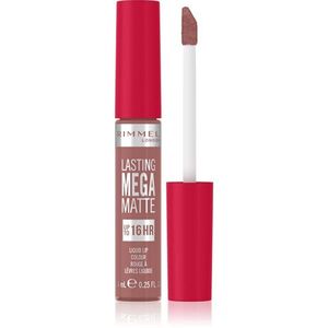Rimmel Lasting Mega Matte matt folyékony állagú ajakrúzs 16 h árnyalat Strapless 7, 4 ml kép