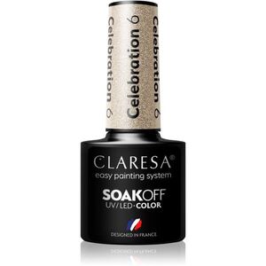 Claresa SoakOff UV/LED Color Celebration géles körömlakk árnyalat 6 5 g kép