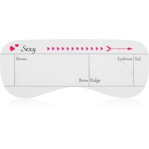 Lash Brow Eyebrow Stencil sablonok szemöldökre 10 db kép