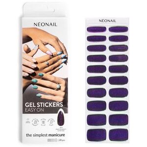 NEONAIL Easy On Gel Stickers körömmatrica UV-/LED-lámpa használatával árnyalat M02 20 db kép
